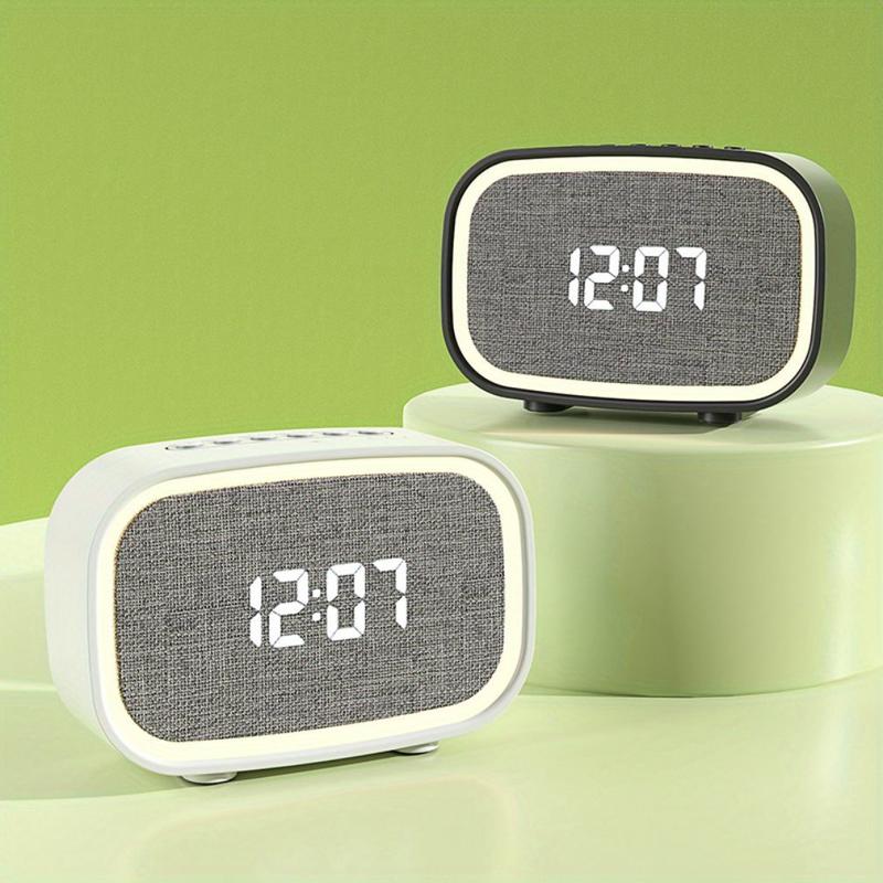 Bedroom white noise machine with alarm clock, 13 sleep sounds, BT speaker, automatic shutdown timer memory function, sound library, sleep program, natural sleep machine