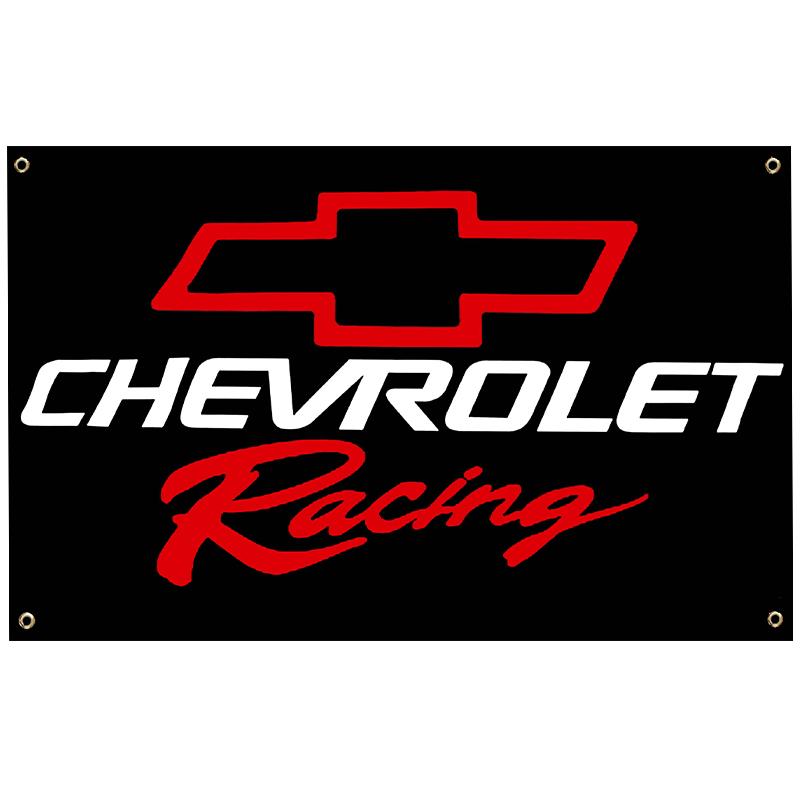 Flag For Chevrolet Racing Chevy 3x5ft Tapestry with 4 Brass Grommets for Wall Hanging College Dorm Room Wall Outdoor Decor Banner