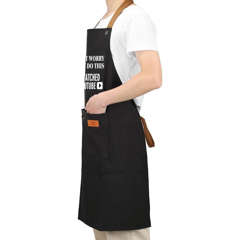 Birthday Gifts for Men, Gifts for Husband from Wife, Gifts for Boyfriend Dad, Grilling Aprons with Adjustable  Strap, Chef Cooking Apron Gifts for Father's Day, Gifts for Women Mom, Christmas