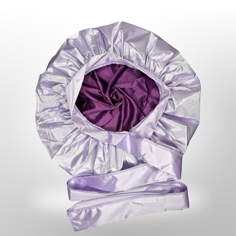 MNJSales Luxury Waterproof Satin Silk Shower Cap Non-Slip Jumbo Bonnet adjustable bonnet wave cap bonnet