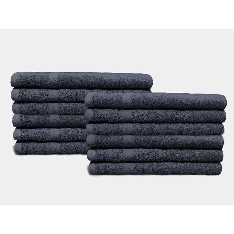 Salon Solid Towels 100% Cotton Towel Pack Spa Towel in 16x27 inches Comfrtable.