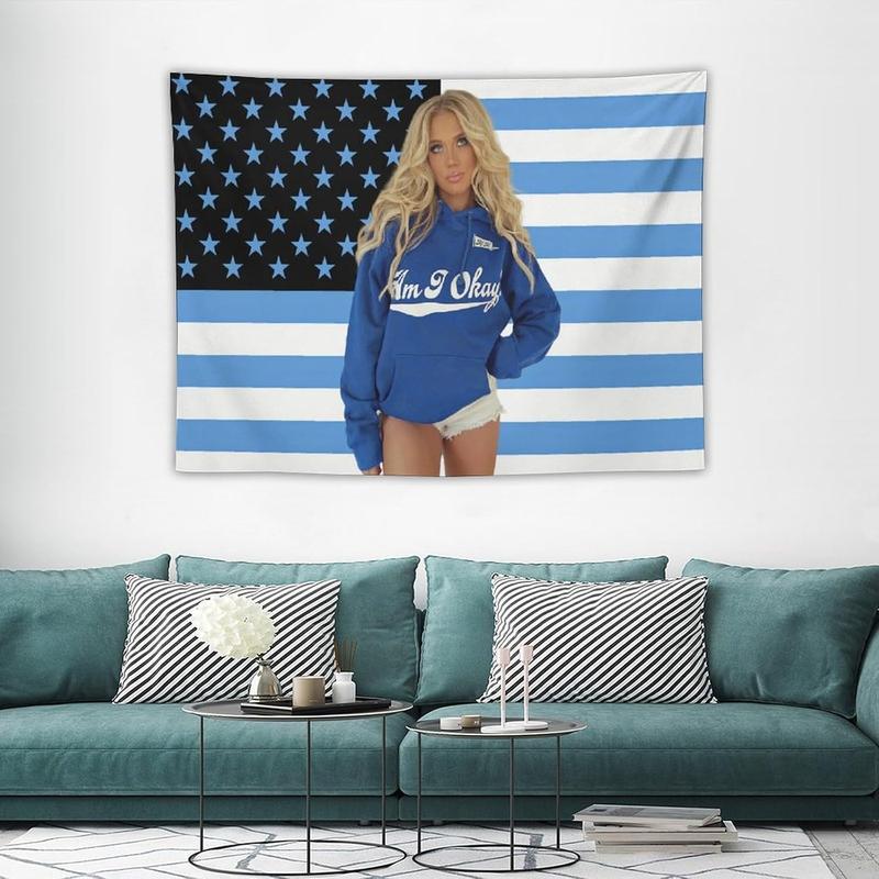 Megan Music Moroney Flag Tapestry Wall Tapestry Poster Suitable for College Dormitory Cave Bedroom Living Room Party Decoration Merch