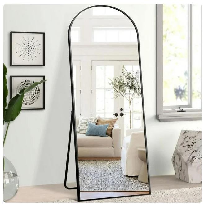 Arched Full Length Floor Mirror 64