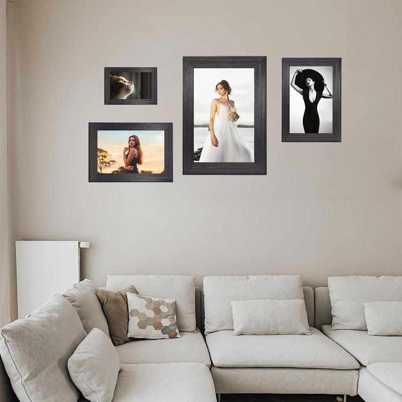 Curate Your Wall with Elegance: 11-Piece Vintage Black Photo Frame Collection - Infuse Love and Memories into Your Home’s Ambiance