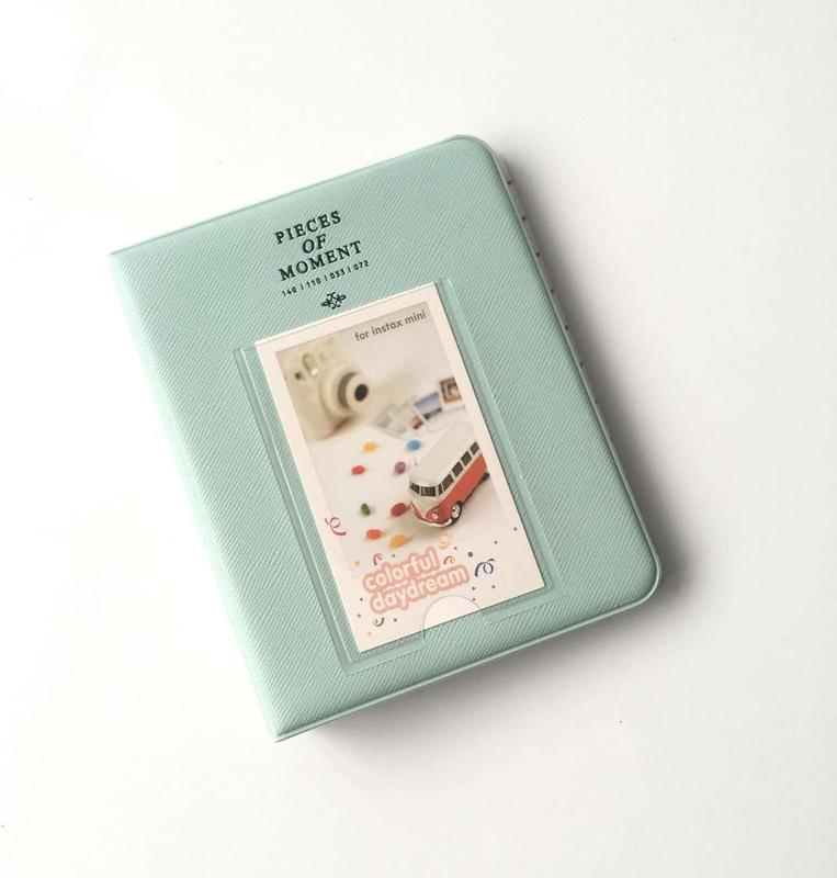 64 Pockets For Polaroid Photo Album Mini Instant Picture Case Storage For Fujifilm Instax Mini Film 8  Instax Album-Green