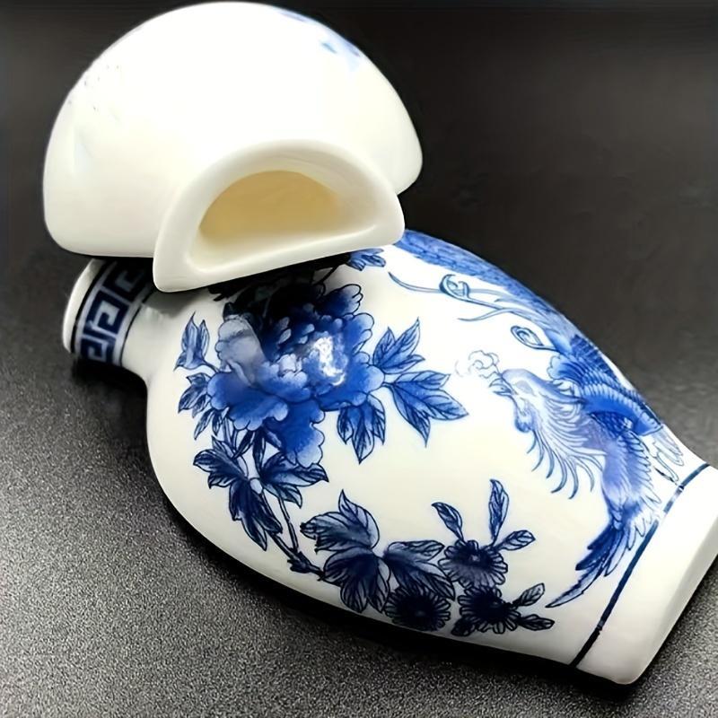 Ceramic Vase Refrigerator Magnet, 1 Count Chinese Style Mini Vase Shaped Fridge Magnet, Magnet for Home Kitchen Decoration