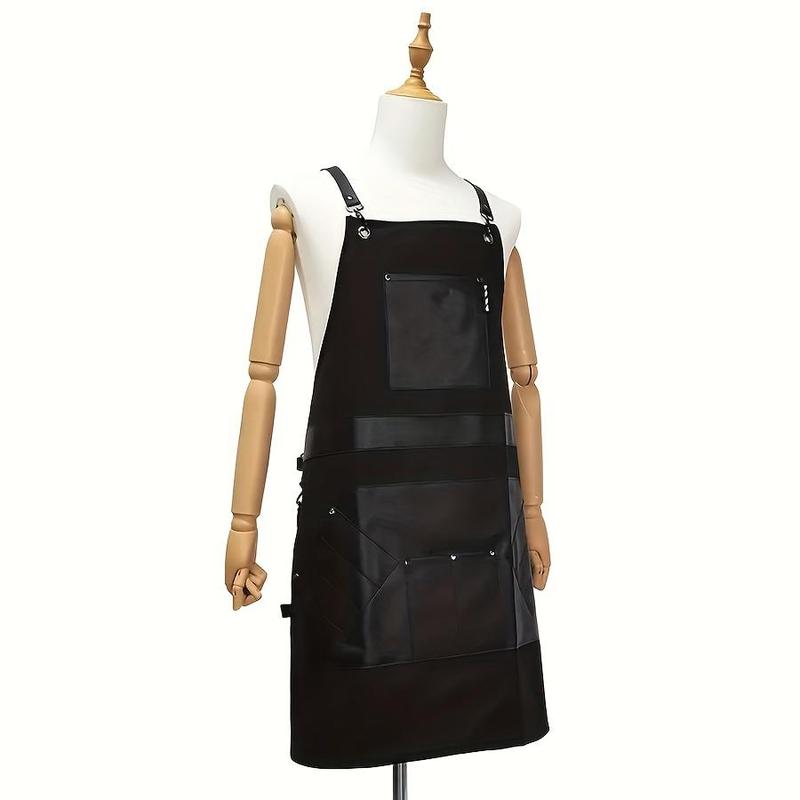 Professional Barber Apron with Pocket, 1 Count Waterproof & Anti-static Hairdressing Apron, Hair Styling Apron for Salon & Barber Shop