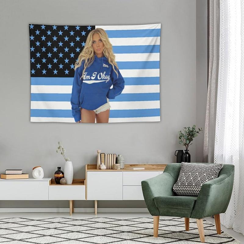 Megan Music Moroney Flag Tapestry Wall Tapestry Poster Suitable for College Dormitory Cave Bedroom Living Room Party Decoration Merch