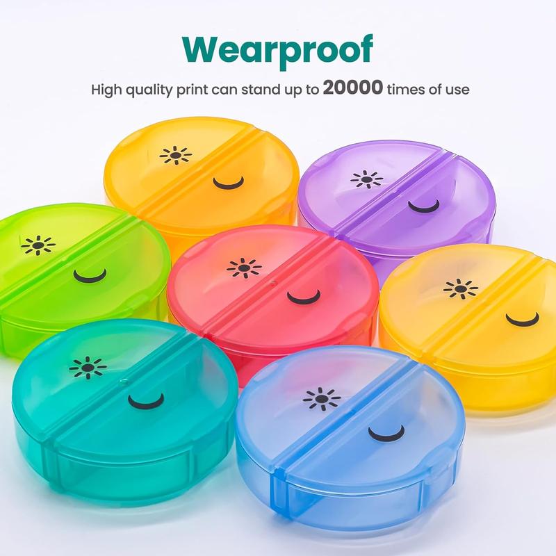 14-compartment Pill Box, 1 Set Portable Daily Pill Storage Box, Monthly Moving Pill Box, Home Pill Organizer for Daily Use