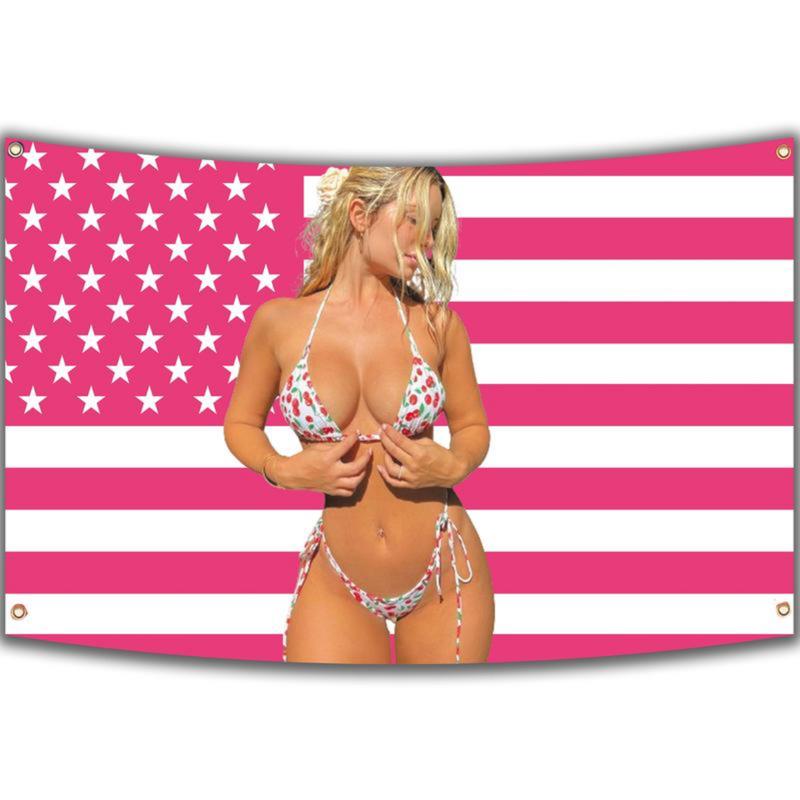 Sierra Skye Double-Sided 3x5ft USA Flag for Living Room, Bedroom, Home and Wall Decor, Gift for Fans