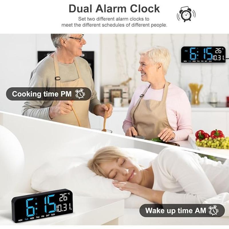 LED Digital Wall Clock Decorative,10