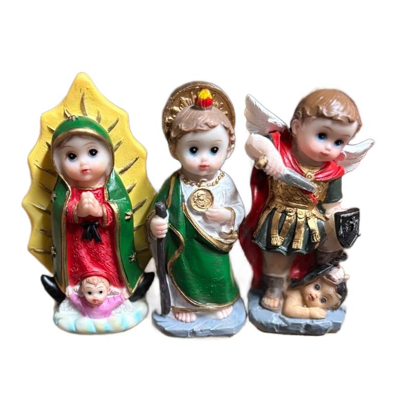 Religious Decor for Baby Figurines - Home Ornaments 3 Inches