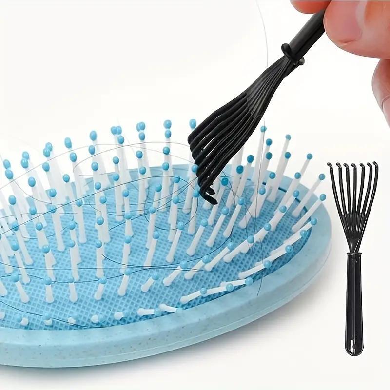 Hair Brush Cleaning Tool, Hair Brush Cleaning Rake, Hair Brush Cleaner, Hair Dirt Remove Comb With Handle, Salon Barber Tools, Christmas Gift