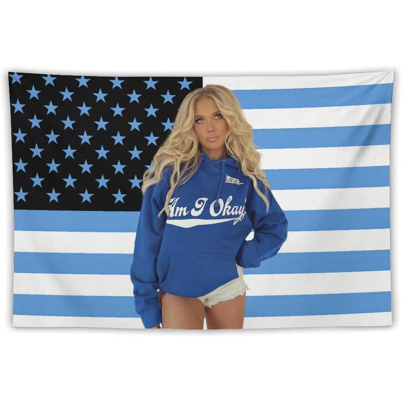 Megan Music Moroney Flag Tapestry Wall Tapestry Poster Suitable for College Dormitory Cave Bedroom Living Room Party Decoration Merch