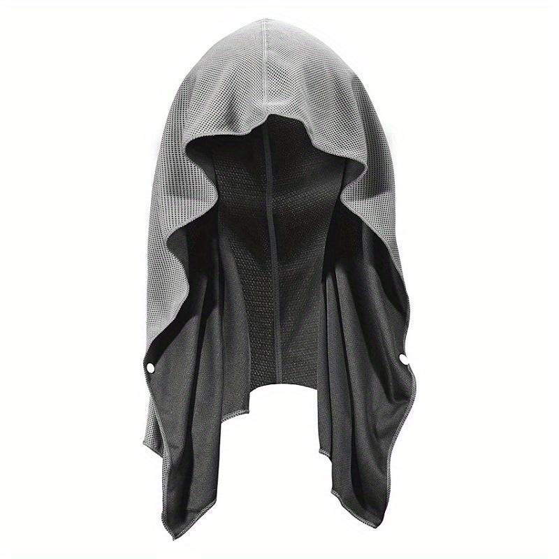 Cooling Hooded Towel, UV Protection Quick Drying Cooling Towel, Durable Neck Face Head Cooling Towel for Home Gym, Sports, Workout, Golf, Cycling, Camping, Running