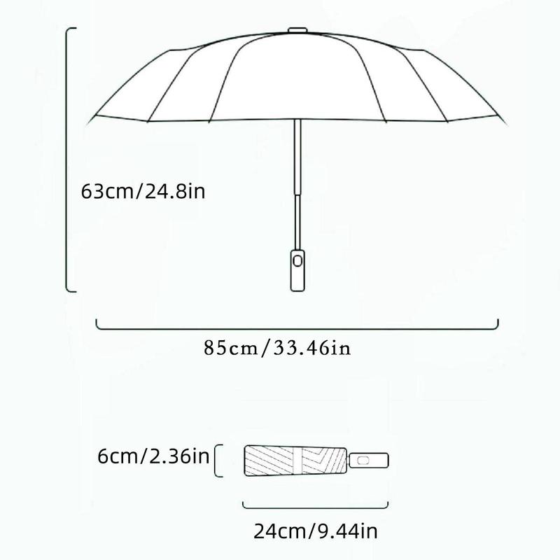 Wave Edge Retro Transparent Umbrella, 1 10pcs Manual Folding Umbrella, Portable Umbrella for Women & Men, Umbrella for Outdoor Activities