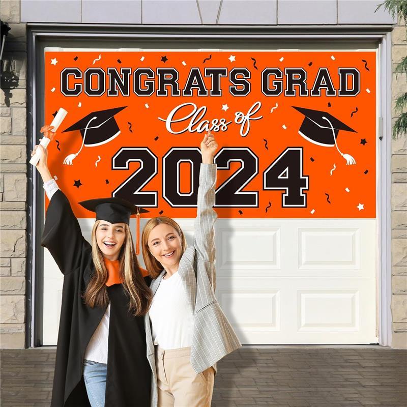 2024 Graduation Party Plastic Backdrop - 65