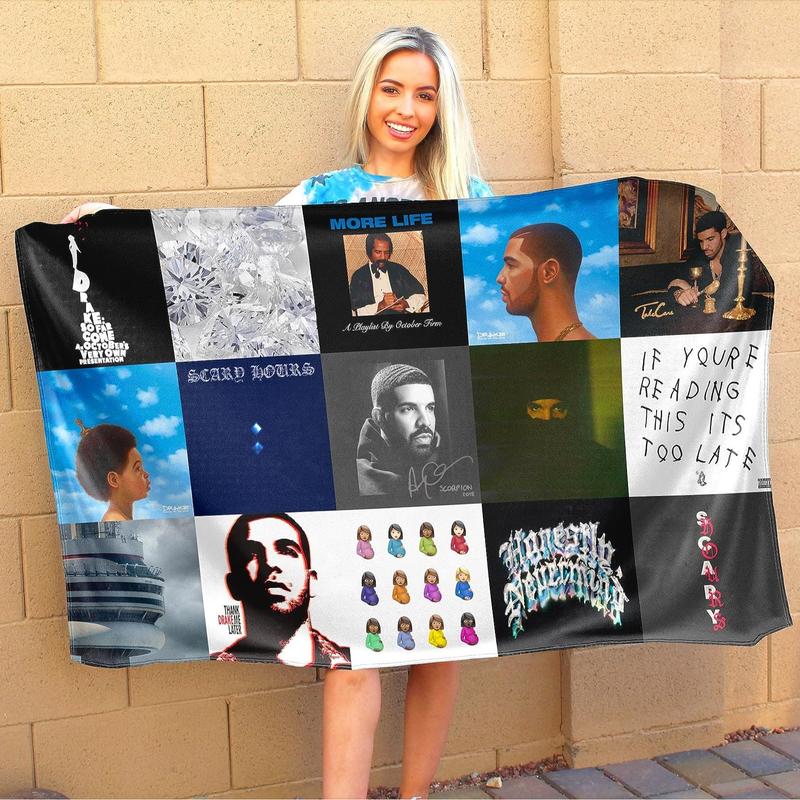 Rapper Flag Tapestry Music Cover Collage Tapestry Wall Hanging College Dorm Wall Decor Room Flags Wall Art Poster Home Decor for Bedroom Living Room (3x5 ft)