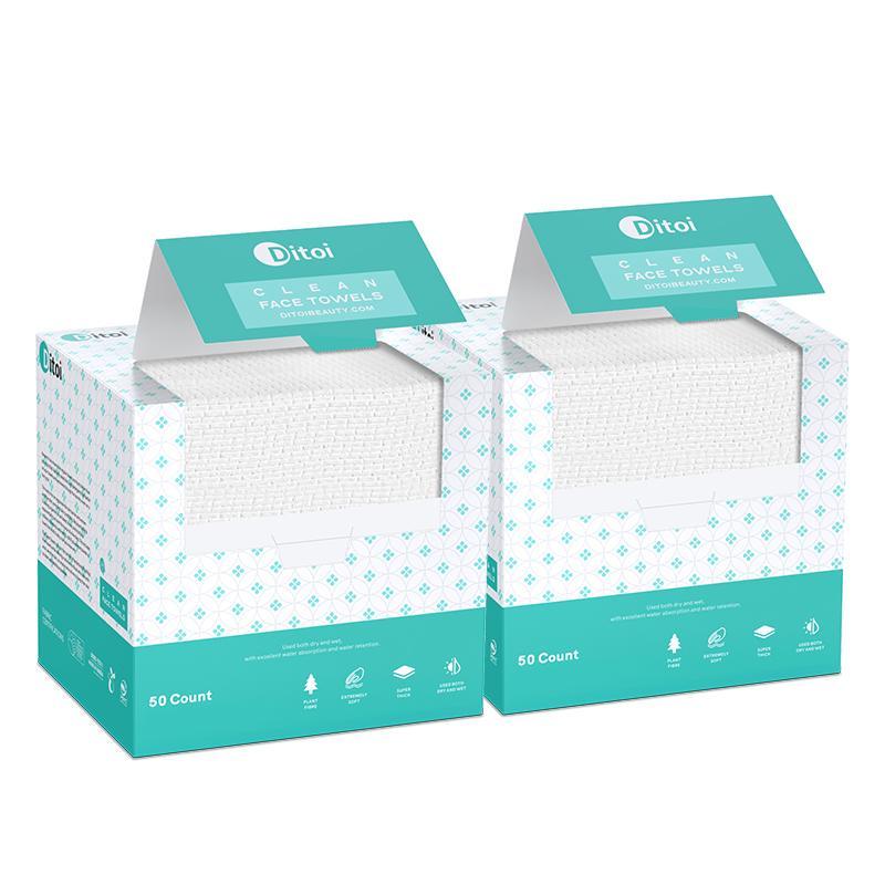 Disposable Face Towels Soft Thick Single-Use Tissues for Daily Use