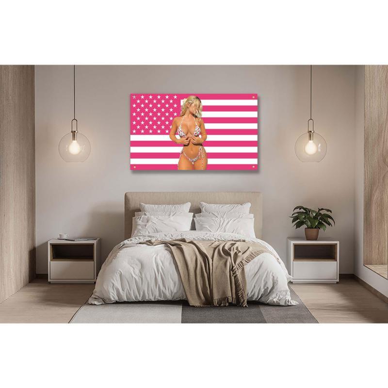 Sierra Skye Double-Sided 3x5ft USA Flag for Living Room, Bedroom, Home and Wall Decor, Gift for Fans