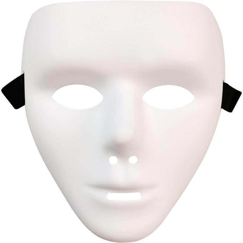 Halloween Fancy Dress Masks for Adults, Full Face Anonymous Street Dance Ghost Step Masquerade Mask