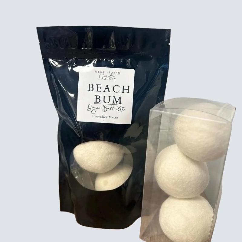 Laundry Accessories - Dryer Ball Kit with Fragrance Booster Scent Wool Perfume nontoxic homefragrance