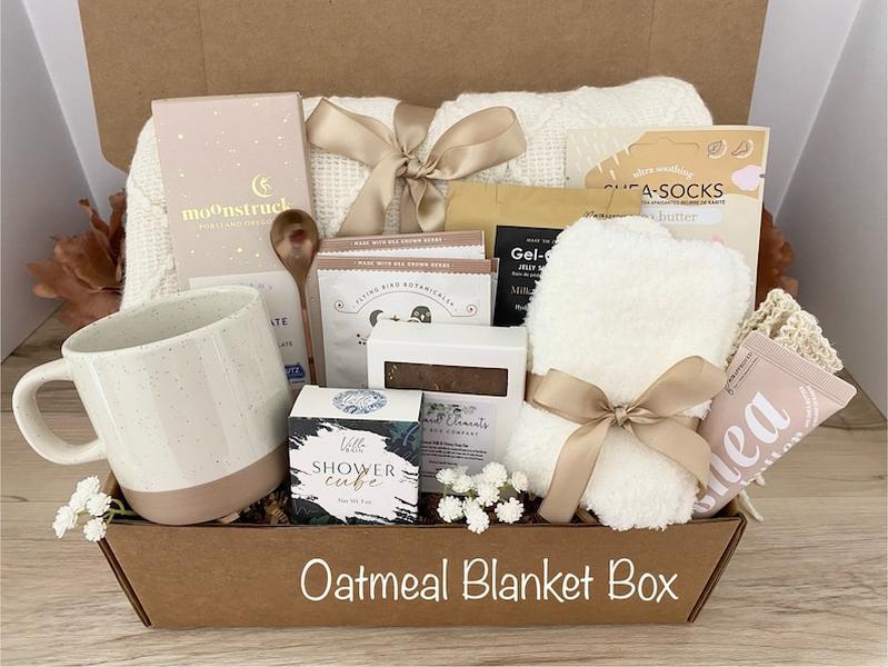 Sympathy Gift Box, Package For Her,  Package, Sending Love and Hugs, Thinking of you Gift Box, Hygge Gift Box With Blanket