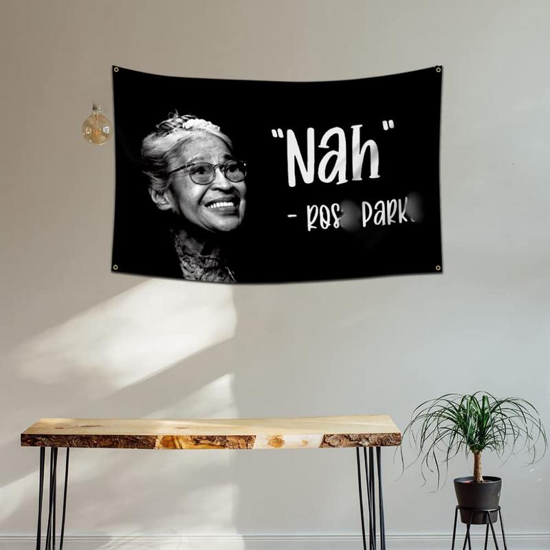 Nah Flag Tapestry (3x5ft,Durable, Polyester) Brass Grommets For College Dorm Man Cave