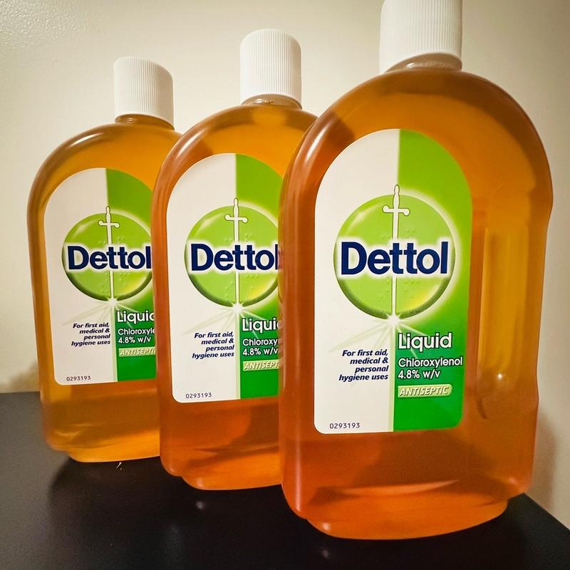 Pack of 3 Dettol Antiseptic Disinfectant Liquid - 750 Ml made in UK for all purpose use