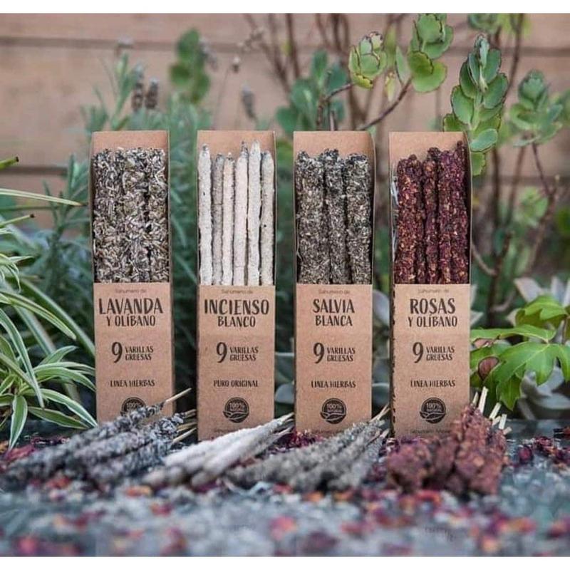 Herb & Resin Incense | Frankincense | Lavender | White Sage | Rose | Eucalyptus Scent Flowers Nature Scent Scent