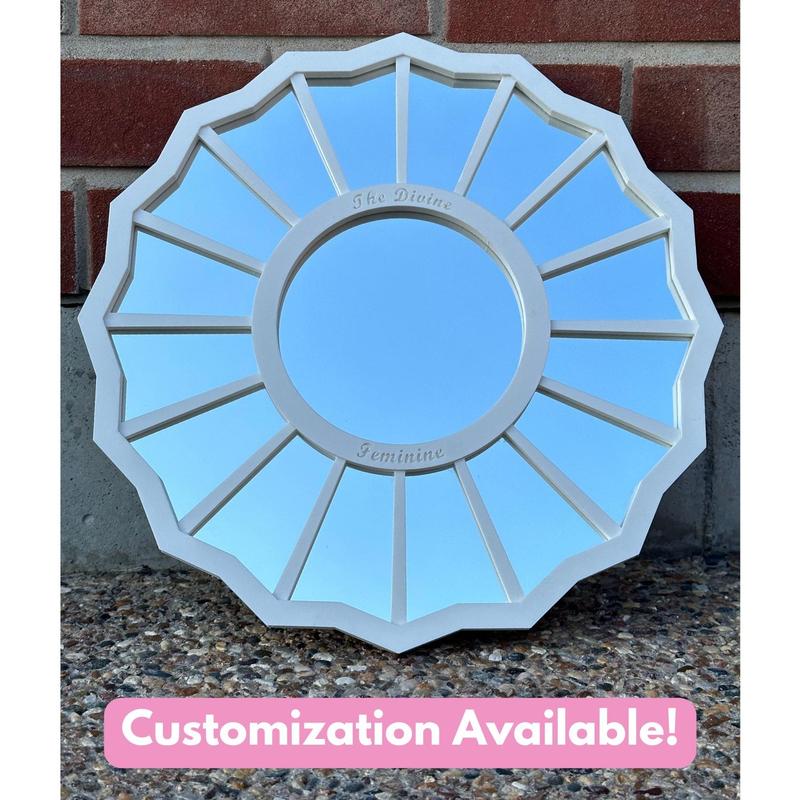 Mac Miller The Divine Feminine Inspired Mirror with Removable Glass - Customization Available