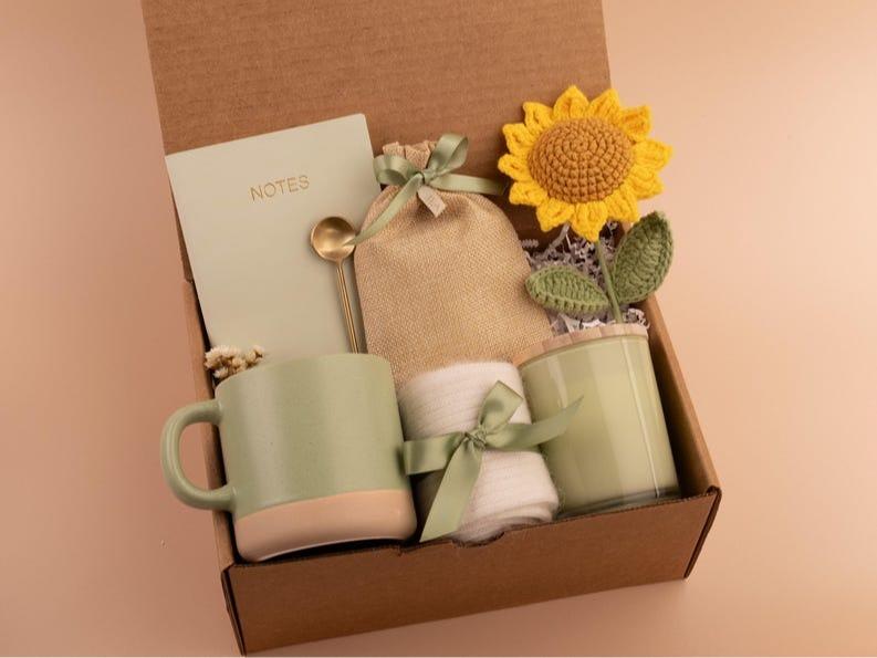 hygge gift box, gift box, mothers day gift set for her mom, miss you,a hug, gift for colleagues