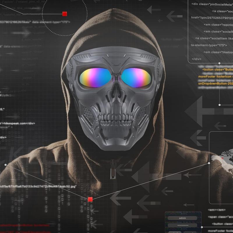 Tactical skull mask is suitable for CS shooting games, role playing, Halloween, outdoor sports goggle decoration.