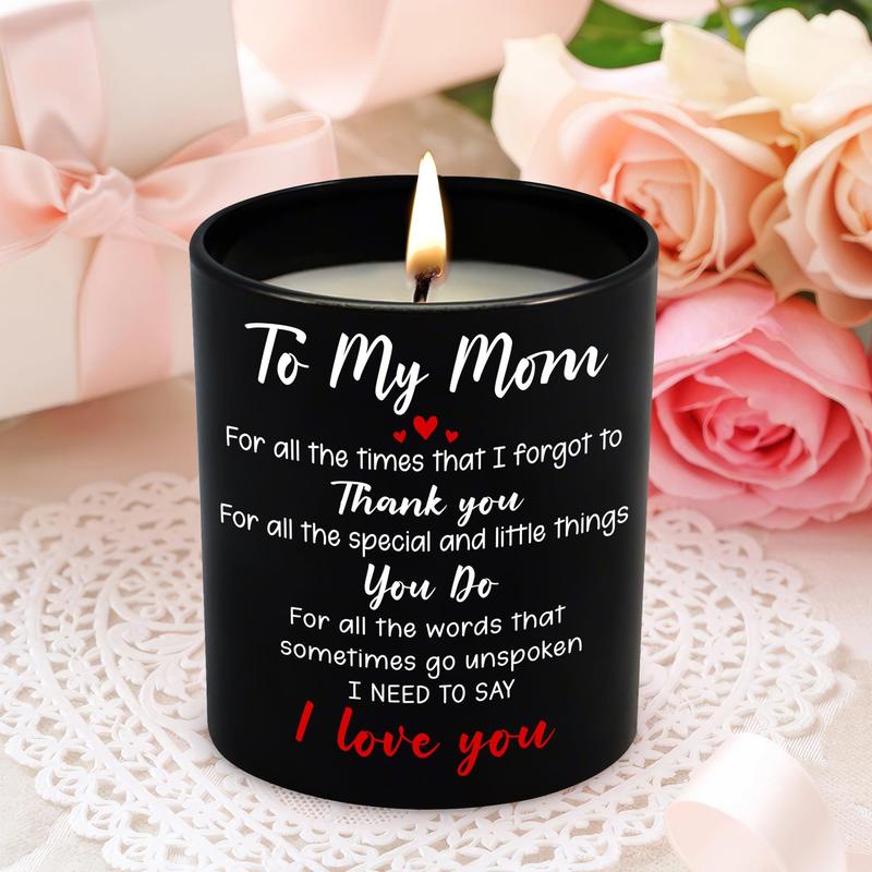 Gifts for Mom from Daughter, Son, Bonus Mom, Stepmom Gifts, Long Distance - Birthday Gift, Christmas Gift for Mother - Lavender Scented Candle 10oz