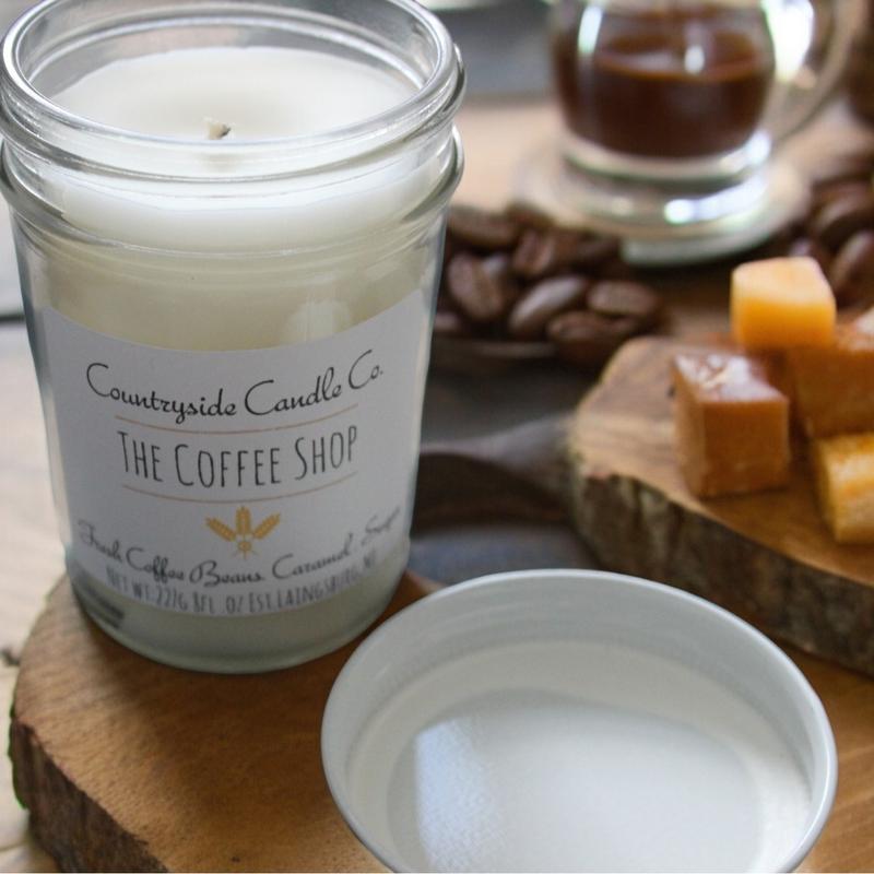 Countryside Candle Co.'s 8oz Soy Candle - Long Burn Time, Chemical-Free, Certified Safe for Homes, Decor