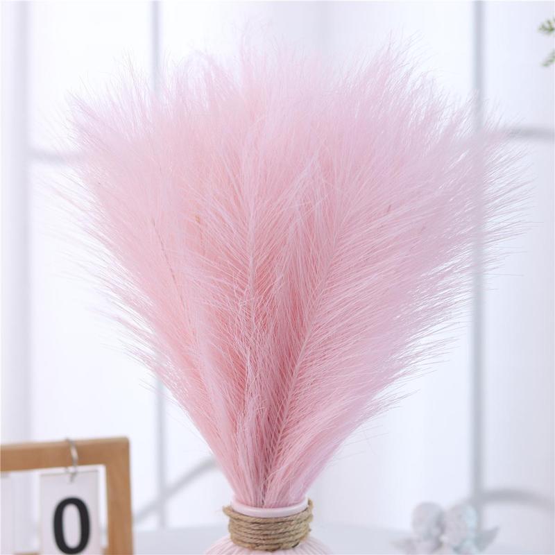 Room Decor Romantic Valentine's Day Decor Faux Reed, 6 Counts Artificial Floral Decoration Without Vase, Decoration Supplies For Home Living Room Bedroom Dining Room Wedding Party, Bedroom Decor