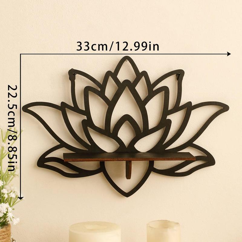 Wooden Wall Hanging Decor, Creative Cat & Moon Design Hanging Decor, Display Stand for Home Living Room Bedroom Decor