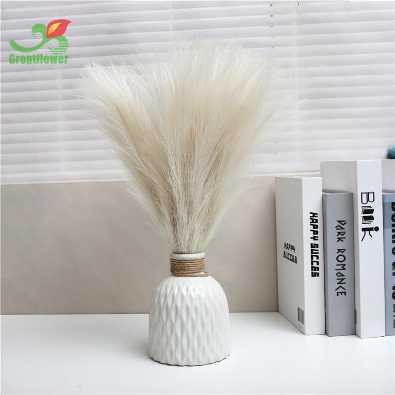 Room Decor Romantic Valentine's Day Decor Faux Reed, 6 Counts Artificial Floral Decoration Without Vase, Decoration Supplies For Home Living Room Bedroom Dining Room Wedding Party, Bedroom Decor