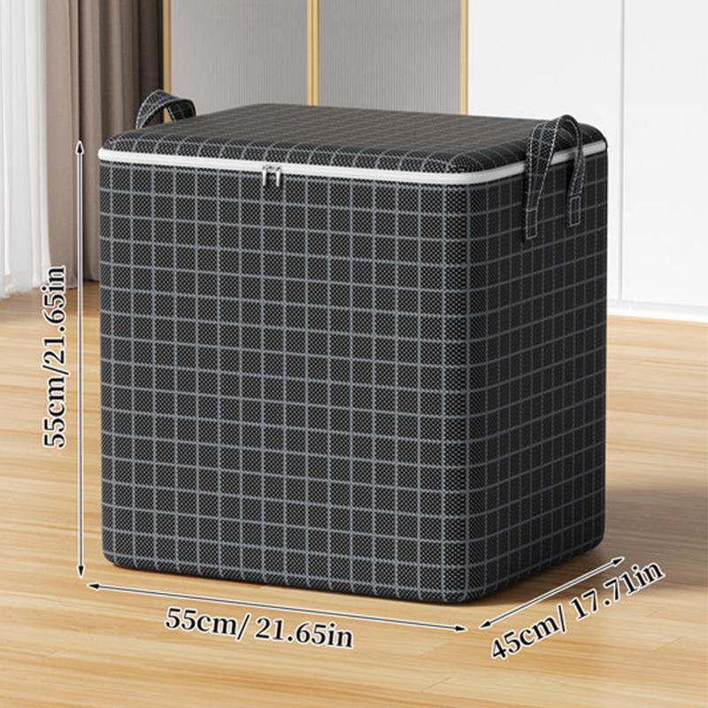 Large Capacity Clothes Storage Bag, 1 Count Dustproof Clothes Storage Organizer with Handle, Collapsible Clothes Storage Bag, Home Organizer for Bedroom Moving