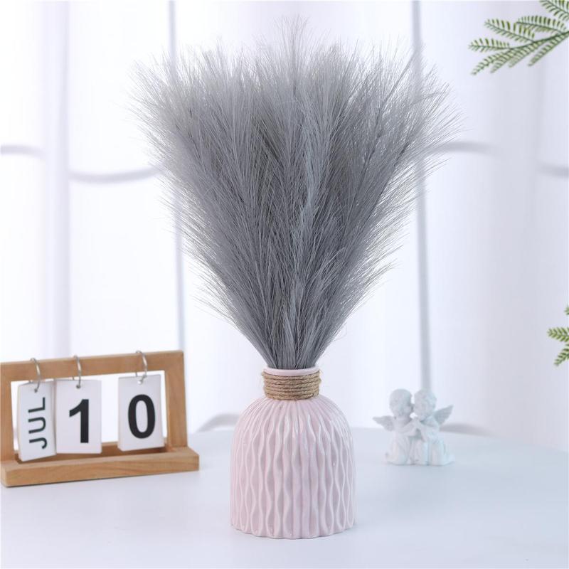 Room Decor Romantic Valentine's Day Decor Faux Reed, 6 Counts Artificial Floral Decoration Without Vase, Decoration Supplies For Home Living Room Bedroom Dining Room Wedding Party, Bedroom Decor