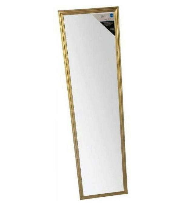 13x49 Full-Length Rectangular Gold Mirror