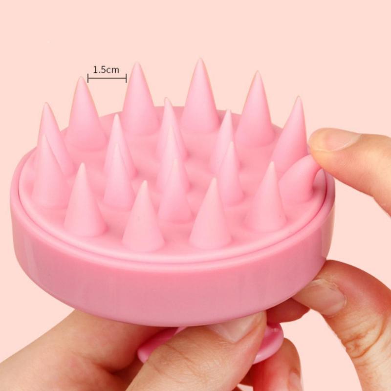 Silicone Shampoo Brush, 4 Counts set Hair Scalp Massage Brush, Shower Hair Massage Brush, Hair Care & Styling Tool for Women & Men