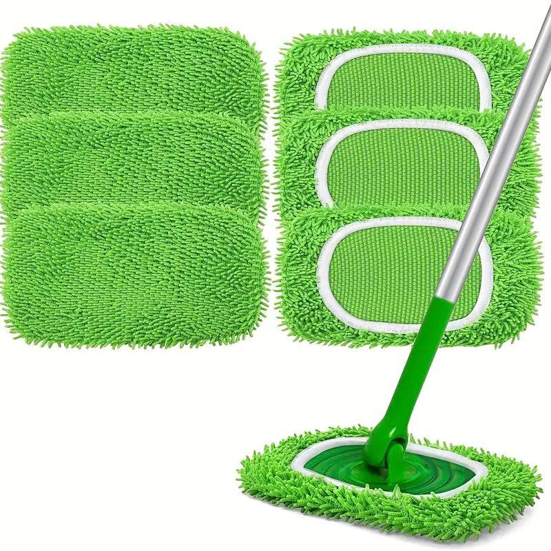 Microfiber Mop Replacement Pad, 4 Counts 12pcs 18pcs Washable Durable Mop Replacement Cloth, Dust Mop, Wet & Dry Mop Cloth for Home Cleaning