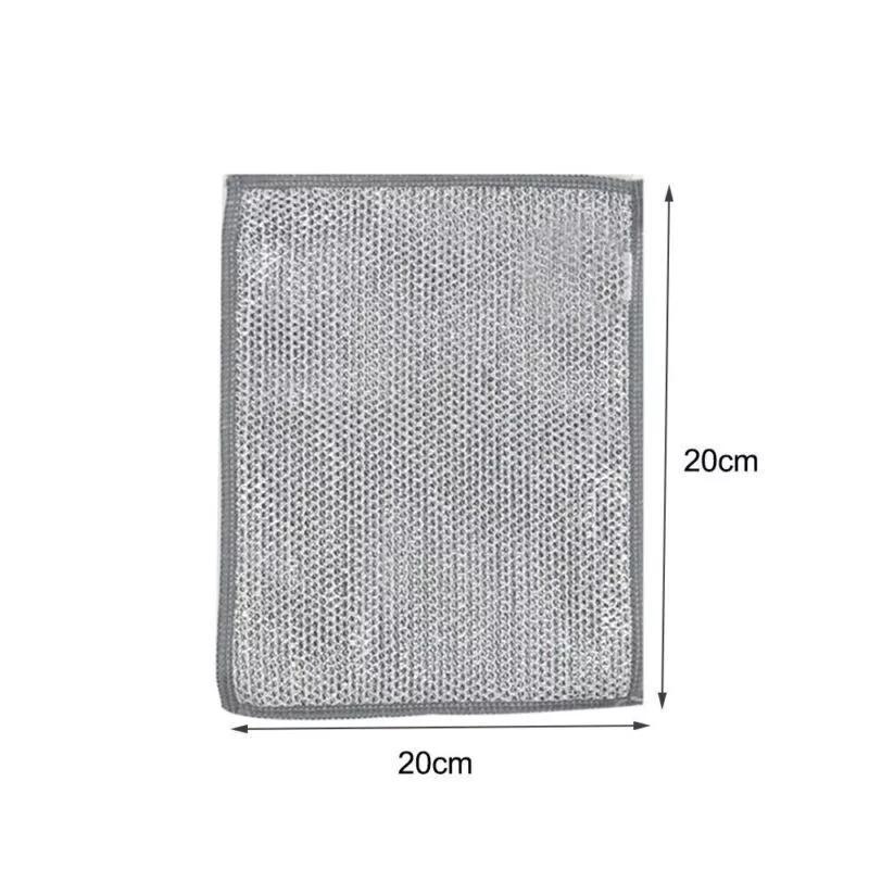 10-piece set of dishwashing cleaning cloths steel wire dishwashing cloths household kitchen supplies