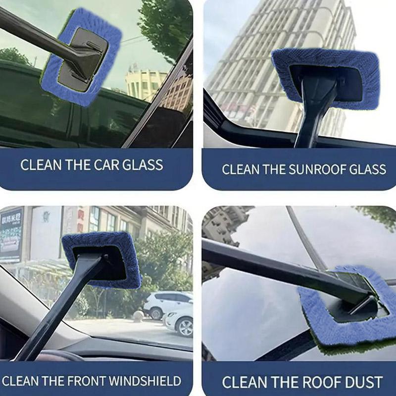 Car Window Glass Cleaning Brush, Car Front Windshield Cleaner, Car Dust Removal Tools, Car Accessories, Gifts for Friends