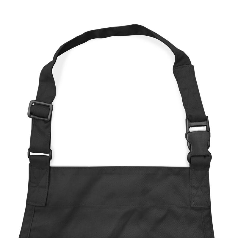 Smart Apron Bib (Black) 7 Pocket Apron