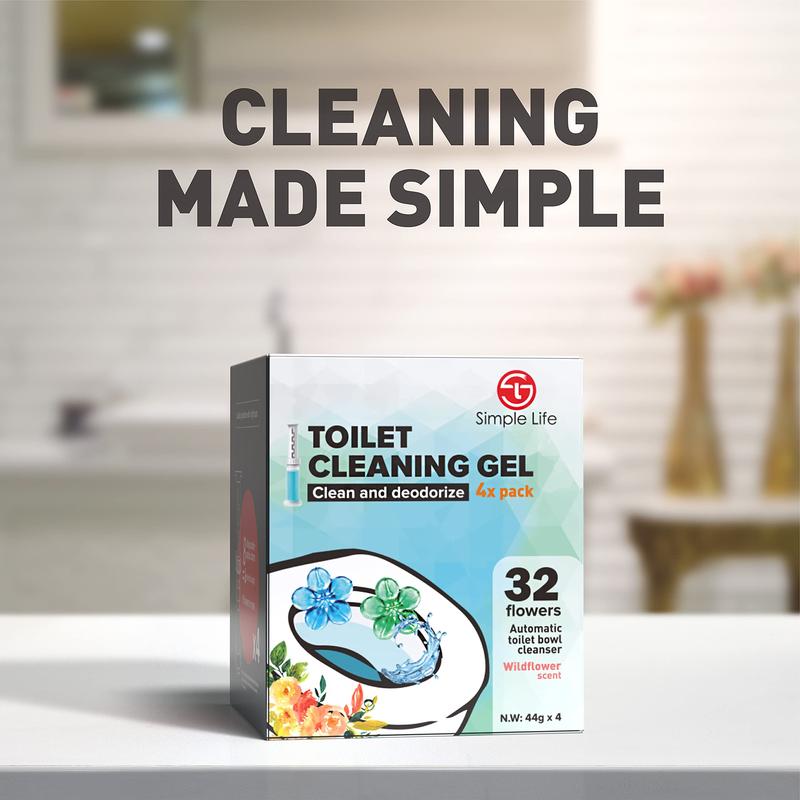 Toilet Bowl Cleaner | Fresh Flower Gel Stamp | Stops Limescale and Stains with Air Freshening Scent | Deodorizing Clean | Variety Pack