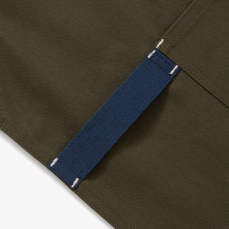 Olive Green Crossback Apron