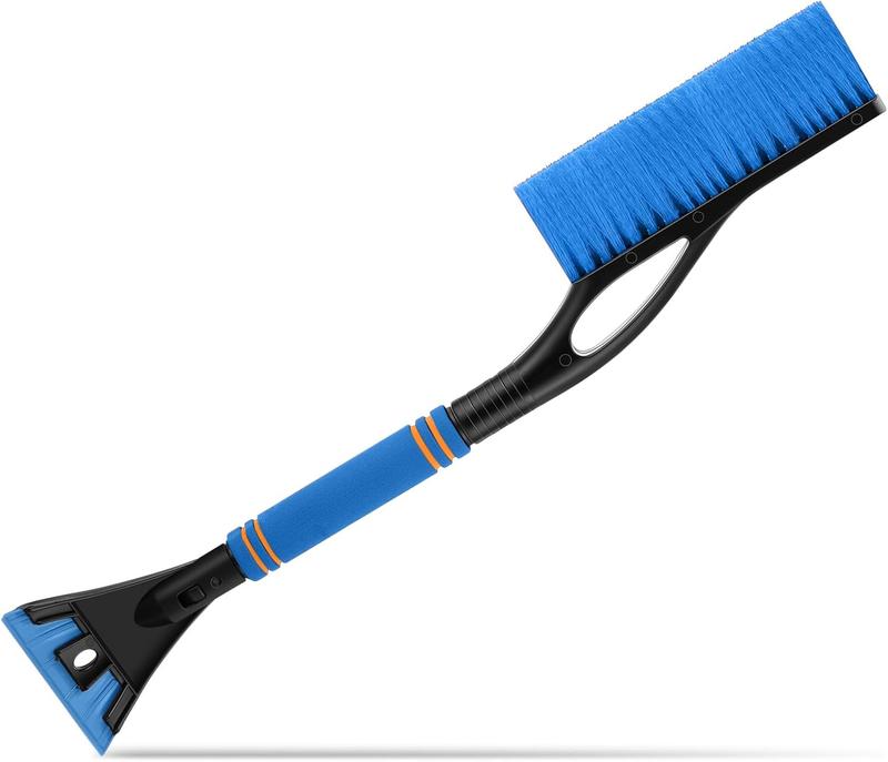 Snow Brush with Detachable Ice Scrapers  Snow Scraper and Brush with   Grip Ice Scrapers for  Windshield Snow Removal Tool for , , Windshield, Window(Blue)