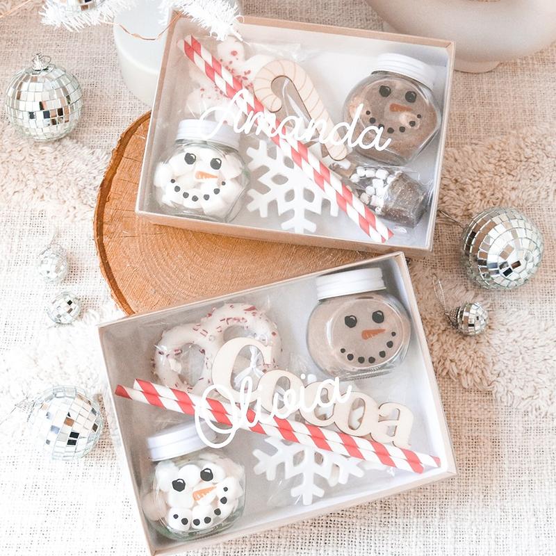 Snowman Jar Favors (set of 6)